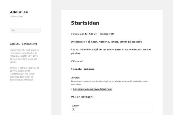 Site using Link Library plugin