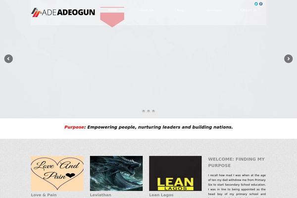 Site using Showcase - Visual Composer Addon plugin