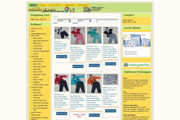 Site using Gold-cart plugin