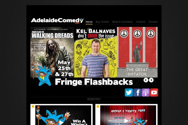 adelaidecomedy.com site used Theme1217