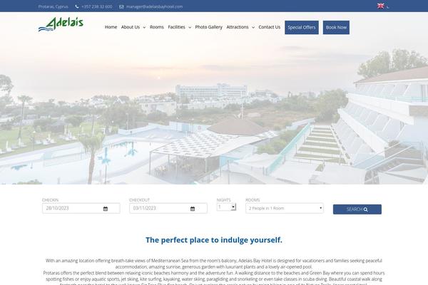 Site using Radiantthemes-addons plugin
