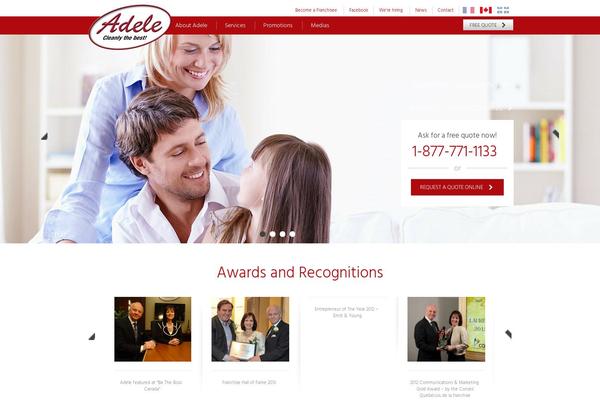 adeleinc.com site used Adele