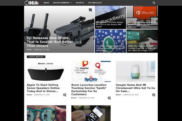 NewsMag theme site design template sample