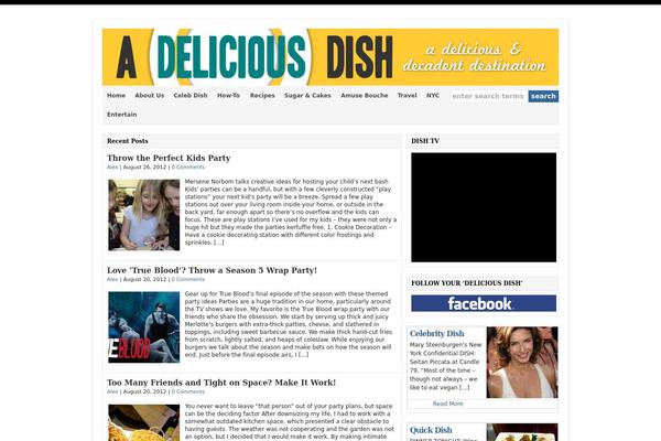 WP-Clear theme site design template sample