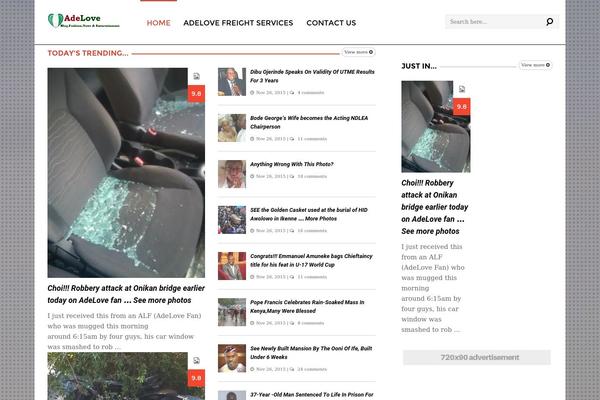 NewsZone theme websites examples