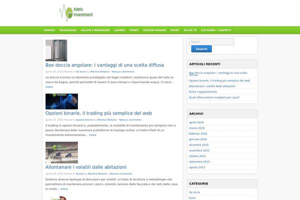 Tradingtheme theme site design template sample