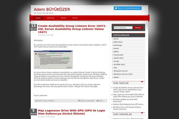 iDream theme site design template sample