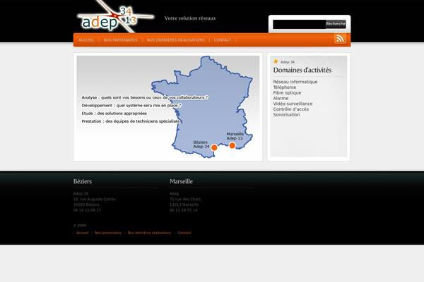 Webfolio theme site design template sample