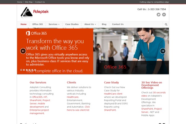 Modernize v3.11 theme site design template sample