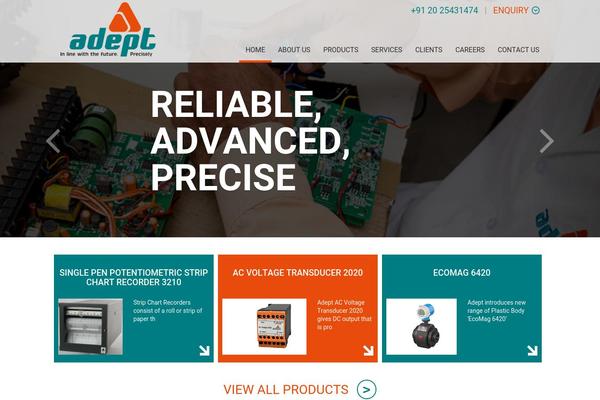 adeptfluidyne.com site used Adept