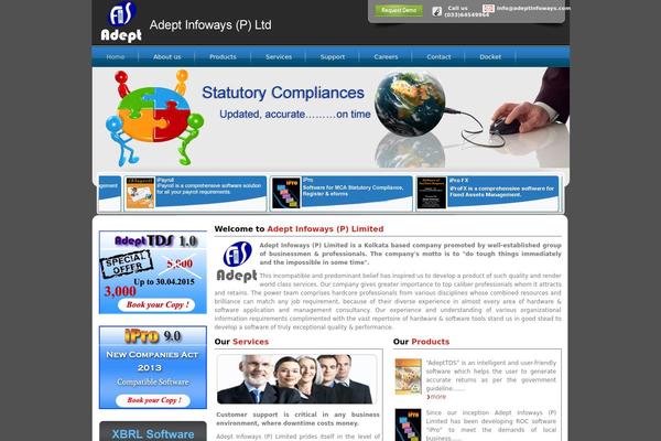 Coraline theme site design template sample