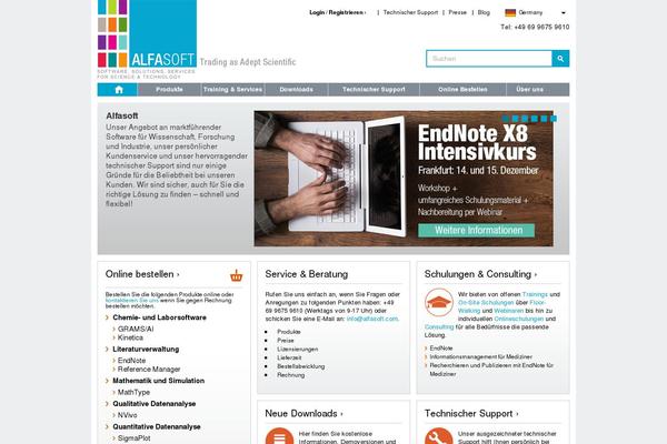 adeptscientific theme websites examples