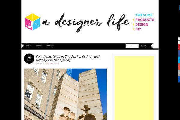 Di theme site design template sample