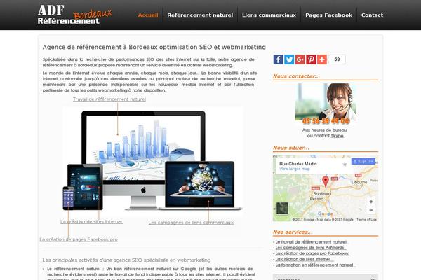 Dynamix theme site design template sample