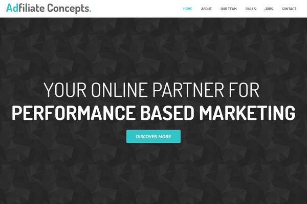 Frame theme site design template sample