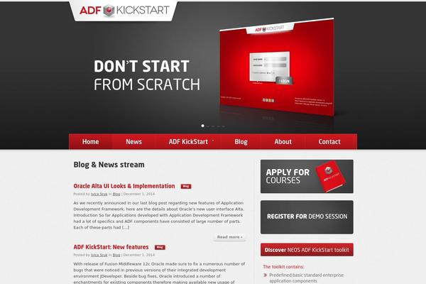Adora theme site design template sample