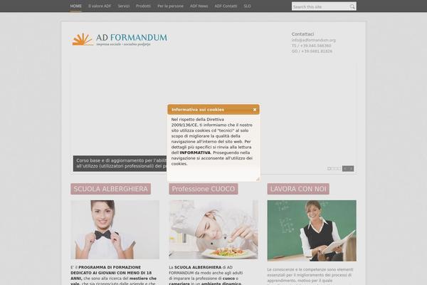 Indus theme site design template sample
