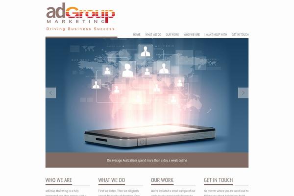 Albedo theme site design template sample