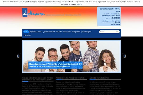 Relief theme site design template sample