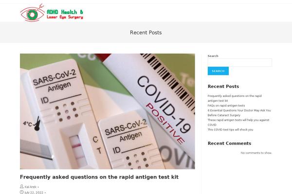 OceanWP theme site design template sample