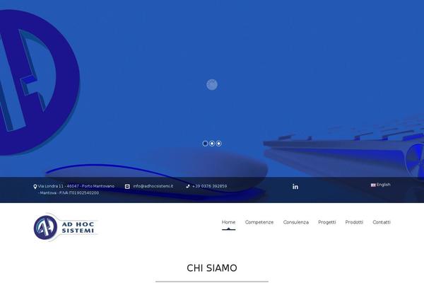 adhocsistemi.it site used Theme50923
