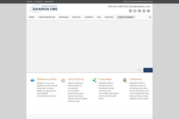 Modernize v3 theme site design template sample