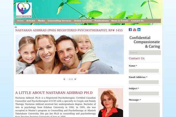 Tisa theme site design template sample