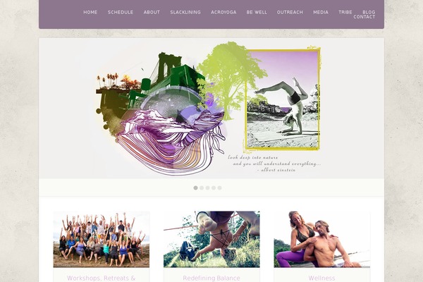 Acoustic theme site design template sample