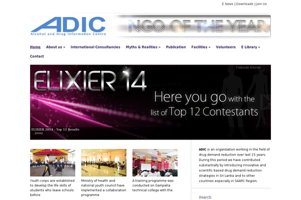 Minimal theme site design template sample