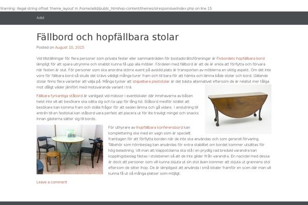 SlResponsive theme site design template sample