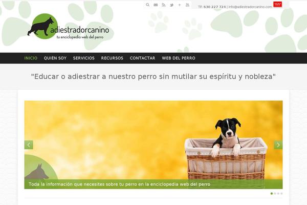 adiestradorcanino.com site used Ideaweb-d