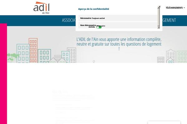 Site using Tarteaucitronjs plugin