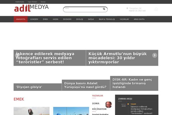 Weekly News theme site design template sample