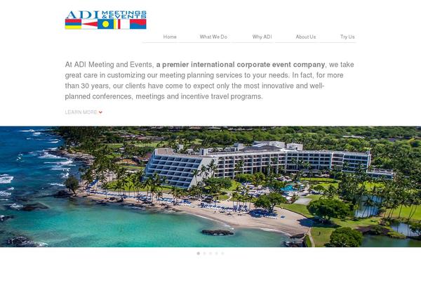 Adi theme site design template sample