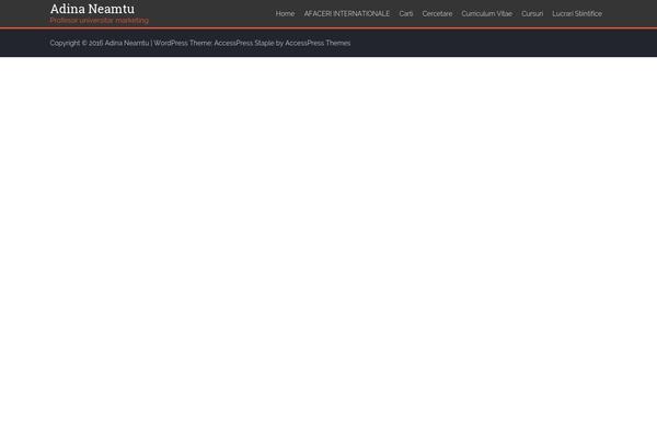 AccessPress Staple theme site design template sample