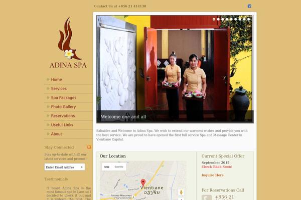 Spasalon theme site design template sample