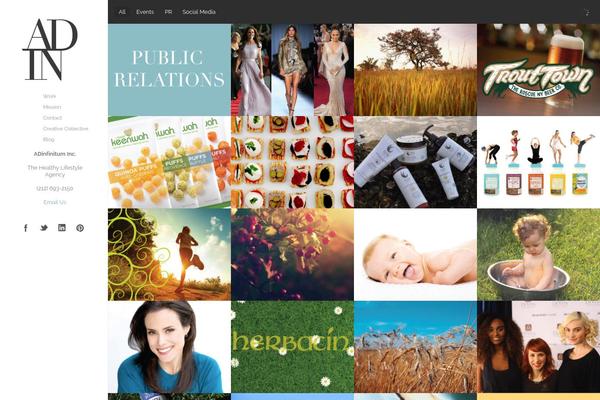 Ink theme site design template sample