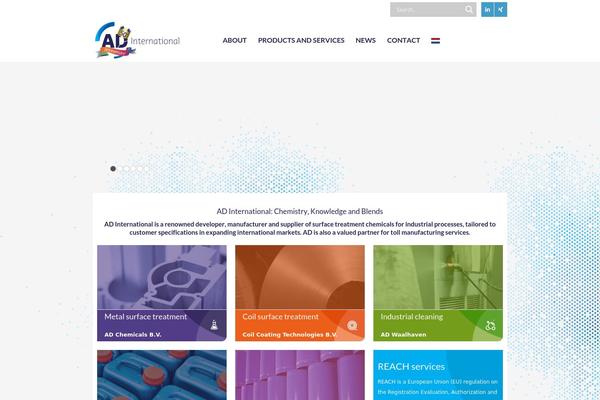 adinternationalbv.com site used Adinternational