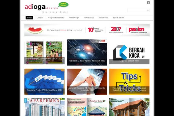 SimpleGrid theme site design template sample