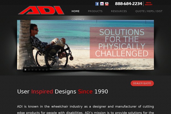 adirides.com site used Newport