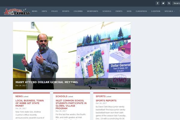 Extra theme site design template sample