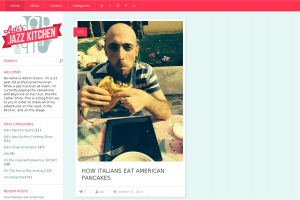 Pico theme site design template sample