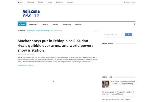 SuperNews theme site design template sample