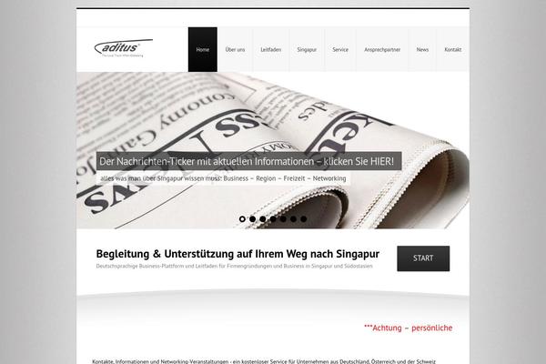 Expression theme site design template sample