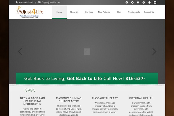 Ventus theme site design template sample