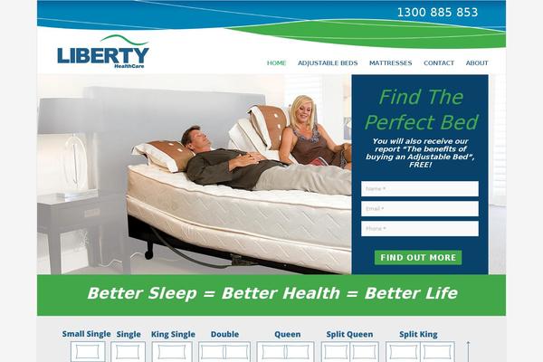 adjustablebed.com.au site used Blueplatypus
