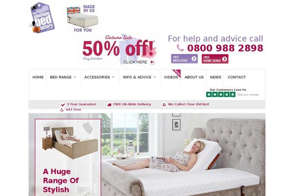 adjustablebedfactory.com site used Divi-child-02