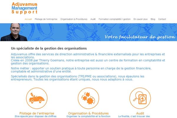 Spacious theme site design template sample