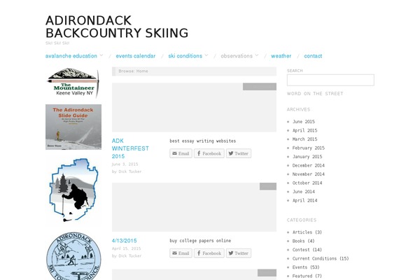 Oxygen theme site design template sample
