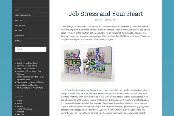 Flat theme site design template sample